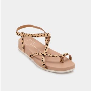 Dolce Vita Rhyan Leopard Calf Hair Sandal